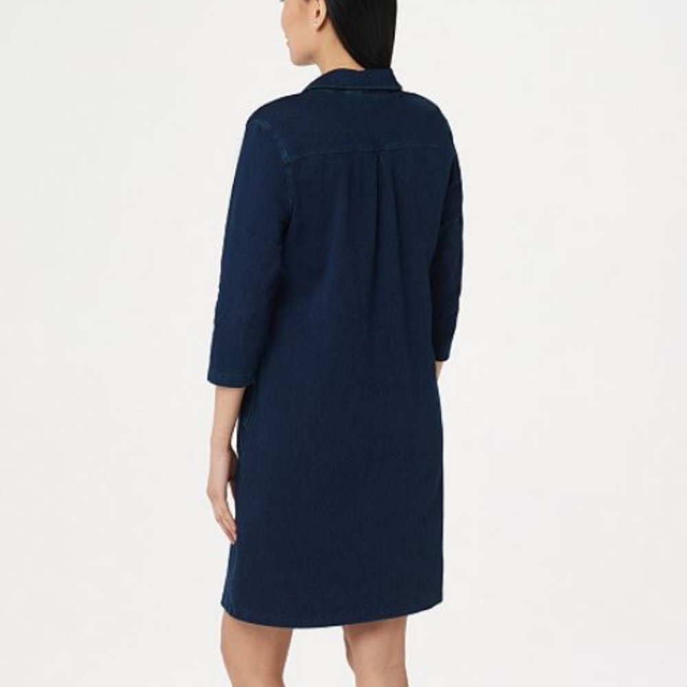 Women with Control Prime Stretch Denim Dress 4123 - Picture 2 of 2